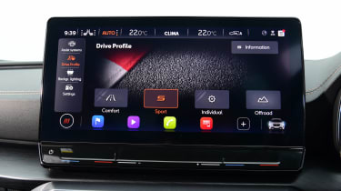 Cupra Formentor - touchscreen